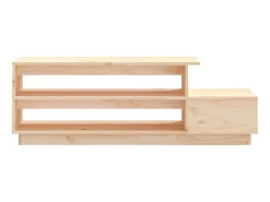 Mesa De Centro* Mesa de centro 120x50x40,5 cm madeira de pinho maciça PT188203 Castanho