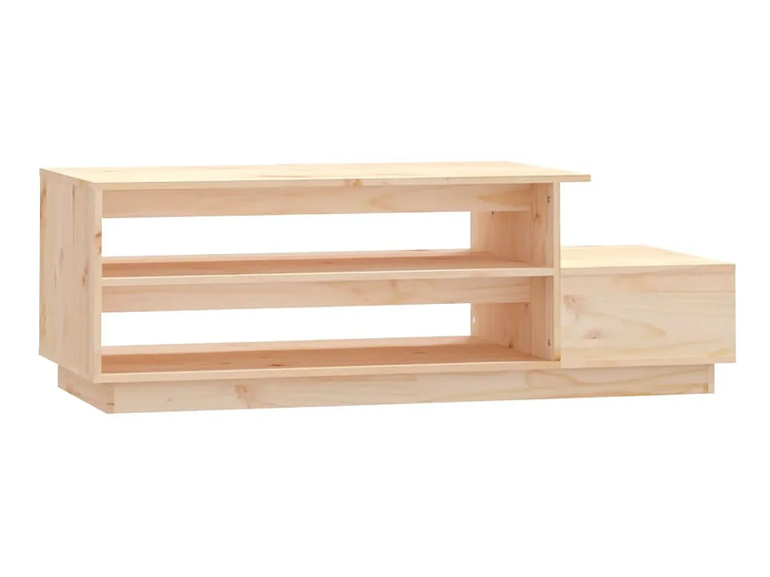 Mesa De Centro* Mesa de centro 120x50x40,5 cm madeira de pinho maciça PT188203 Castanho