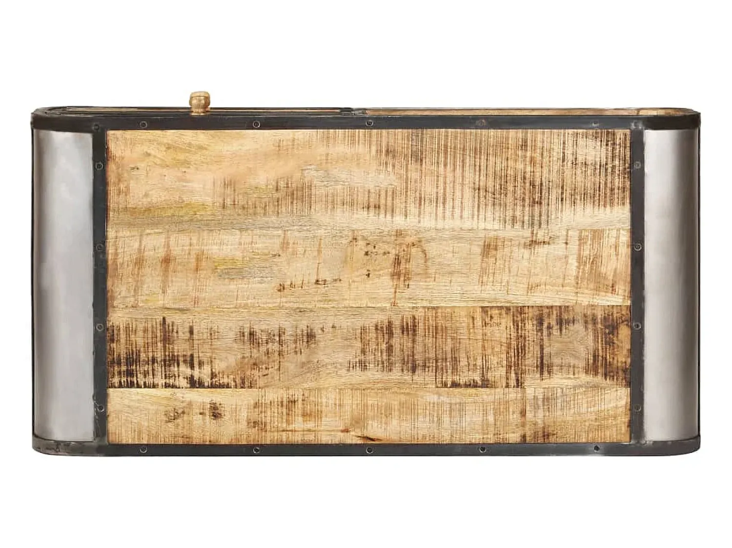 Mesa De Centro* Mesa de centro 100x50x35 cm madeira de mangueira maciça PT568935 Castanho