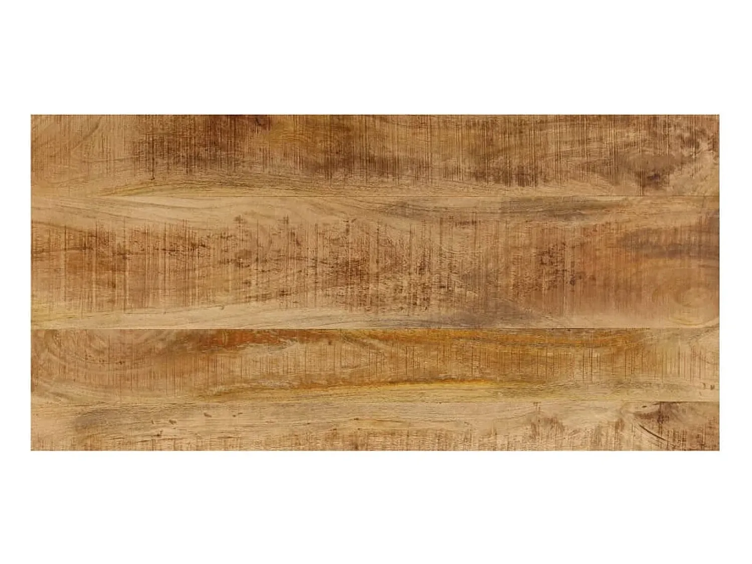 Mesa De Centro|vidaxl Mesa de centro 100x50x35 cm madeira de mangueira maciça e aço Natural claro