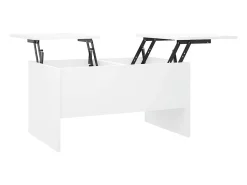 Mesa De Centro|vidaxl Mesa de centro 80x50x42,5 cm madeira processada Branco