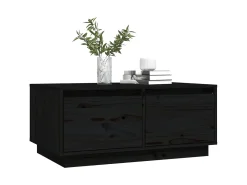 Mesa de centro 80x50x35 cm madeira de pinho maciça PT337310^ Mesa De Centro