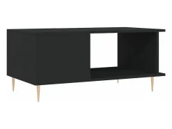 Mesa De Centro|vidaxl Mesa de centro 90x50x40 cm madeira processada Preto