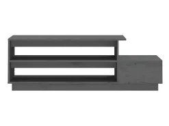 Online Mesa de centro 120x50x40,5 cm madeira de pinho maciça PT334917 Cinzento