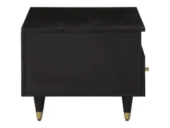 Mesa de centro 80x54x40 cm madeira de mangueira maciça PT351073^ Mesa De Centro