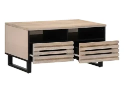 vidaxl Mesa de centro 80x55x40 cm madeira de mangueira maciça^ Mesa De Centro
