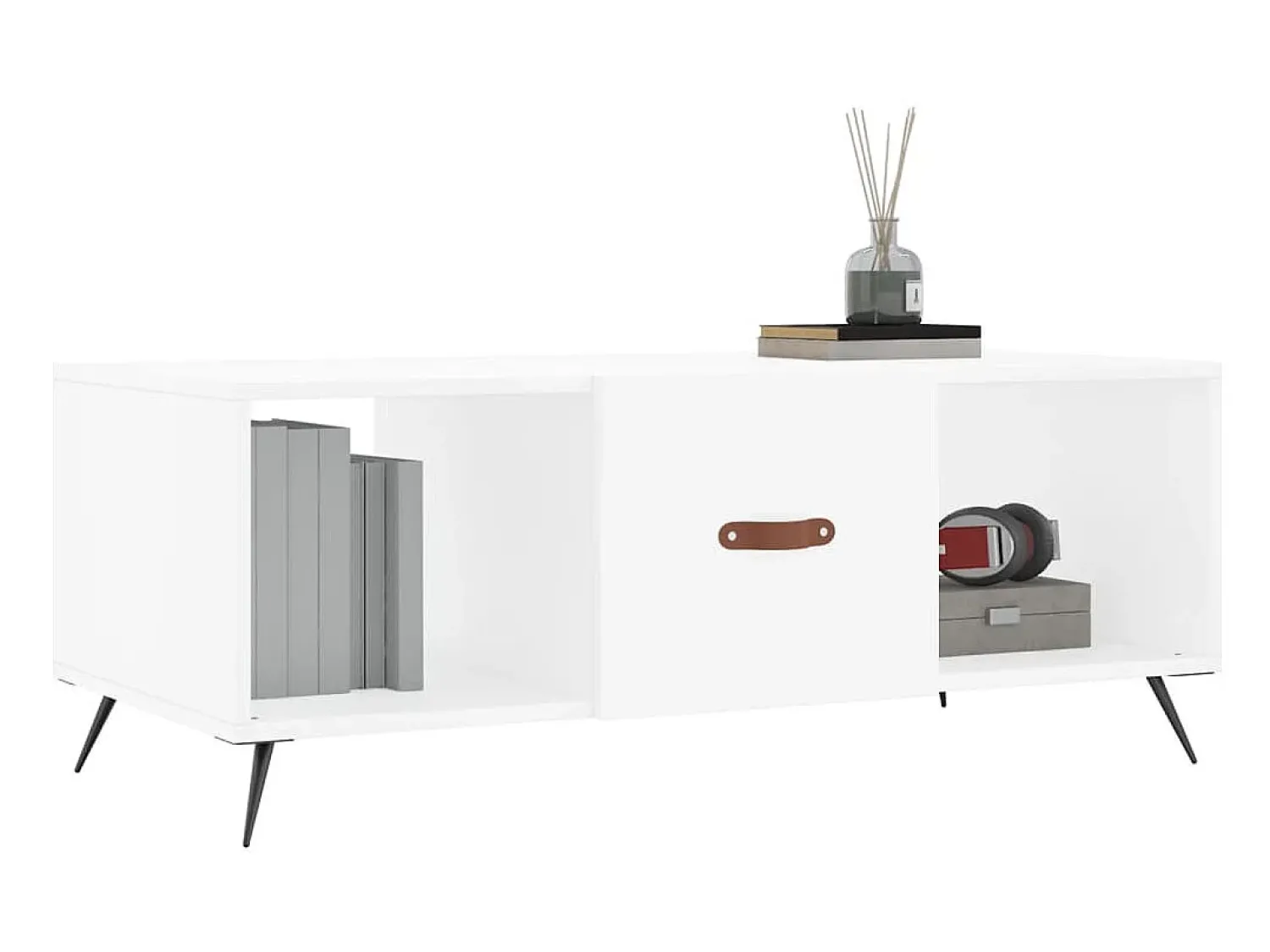 Mesa de centro 102x50x40 cm madeira processada PT786013^ Mesa De Centro