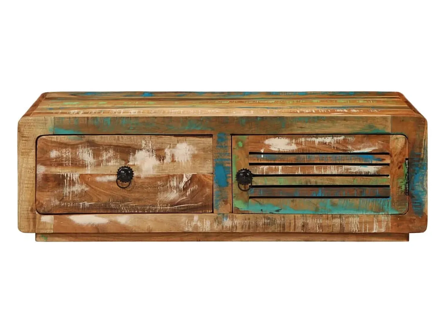 Online Mesa de centro 89x55x29 cm madeira recuperada maciça PT268793 Castanho