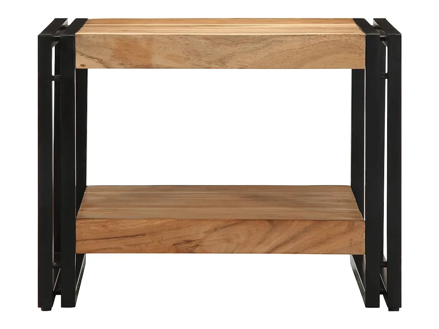 Mesa De Centro|vidaxl Mesa de centro 50x50x38 cm madeira de acácia maciça Natural claro