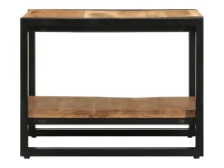 Mesa De Centro|vidaxl Mesa de centro 50x50x38 cm madeira de acácia maciça Natural claro