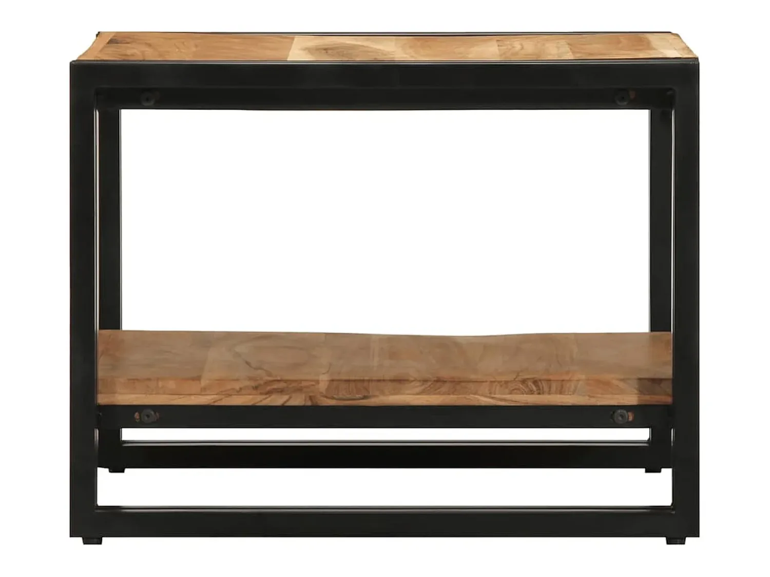 Mesa De Centro|vidaxl Mesa de centro 50x50x38 cm madeira de acácia maciça Natural claro
