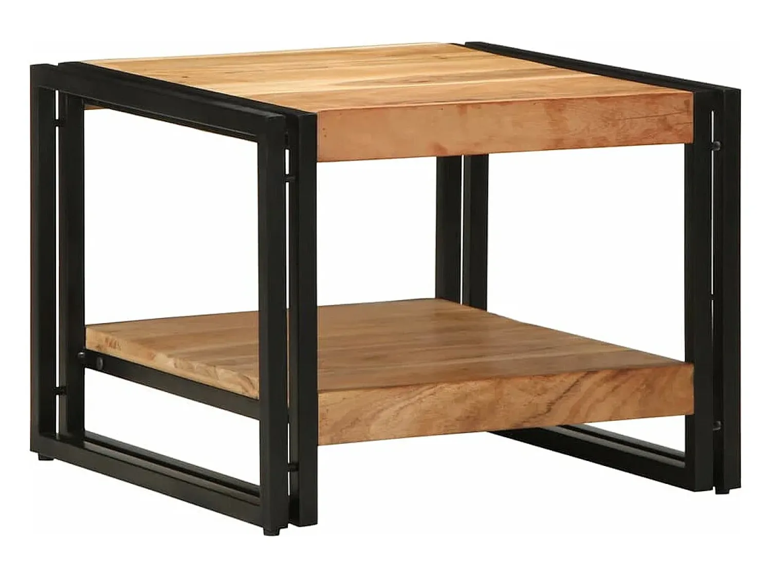 Mesa De Centro|vidaxl Mesa de centro 50x50x38 cm madeira de acácia maciça Natural claro
