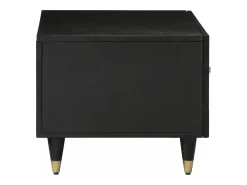Mesa De Centro| Mesa de centro 80x50x40 cm madeira de mangueira maciça PT729131 Preto
