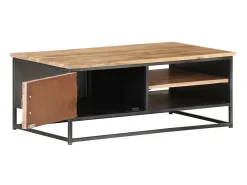 Mesa De Centro* Mesa de centro 90x50x35 cm madeira de acácia maciça PT288129 Castanho