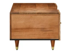 Mesa De Centro|vidaxl Mesa de centro 100x54x40 cm madeira de mangueira maciça Natural claro
