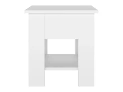 Mesa De Apoio* Mesa de centro 40x40x42 cm madeira processada PT112952 Branco