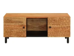 Mesa De Centro* Mesa de centro 100x54x40 cm madeira de acácia maciça PT628049 Castanho