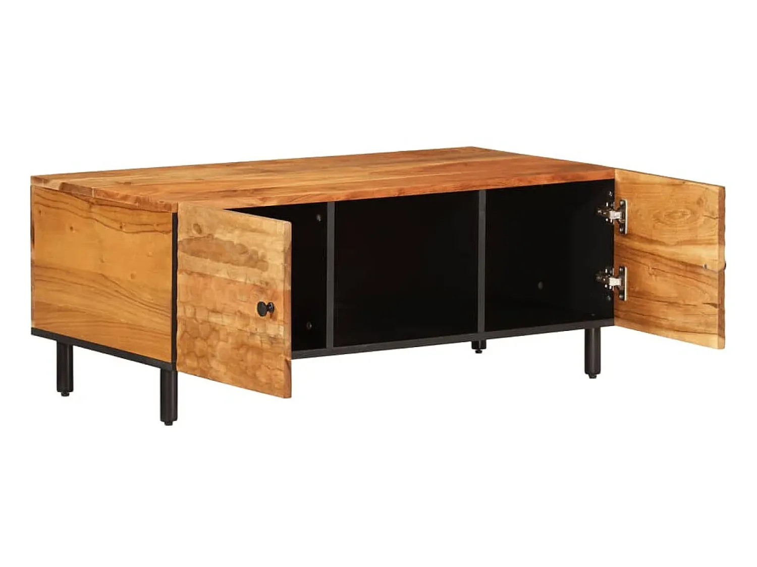 Mesa De Centro* Mesa de centro 100x54x40 cm madeira de acácia maciça PT628049 Castanho
