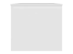 Mesa De Centro|vidaxl Mesa de centro 102x50,5x46,5 cm madeira processada Branco