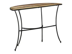 Clearance Mesa de centro 110x40x77 cm madeira recuperada maciça PT811702 Castanho
