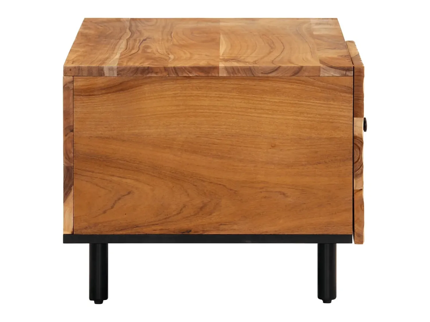 Mesa De Centro*vidaxl Mesa de centro 80x50x40 cm madeira de acácia maciça Natural claro