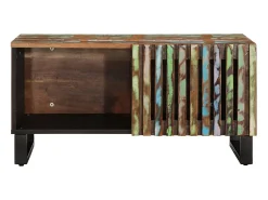 Mesa De Centro* Mesa de centro 80x51x40 cm madeira de acácia maciça PT567106 Multicor
