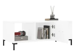 Sale vidaxl Mesa de centro 102x50x40 cm madeira processada Branco