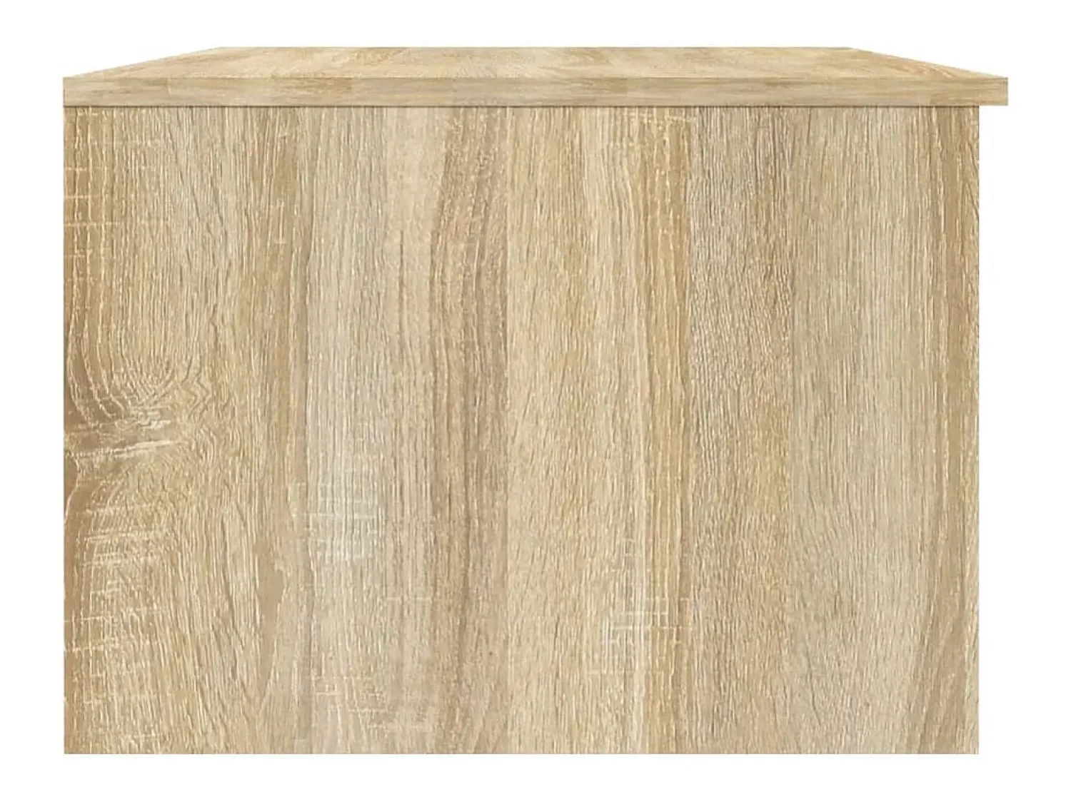 Mesa De Centro*vidaxl Mesa de centro 102x50x36 cm madeira processada branco/sonoma Bege