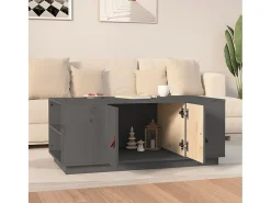 Online Mesa de centro 100x50x41 cm madeira de pinho maciça cinza PT406488 Cinzento