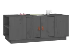 Online Mesa de centro 100x50x41 cm madeira de pinho maciça cinza PT406488 Cinzento