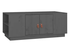 Online Mesa de centro 100x50x41 cm madeira de pinho maciça cinza PT406488 Cinzento