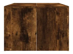 Mesa De Centro|vidaxl Mesa de centro 102x50x36 cm madeira processada carvalho fumado Natural escuro