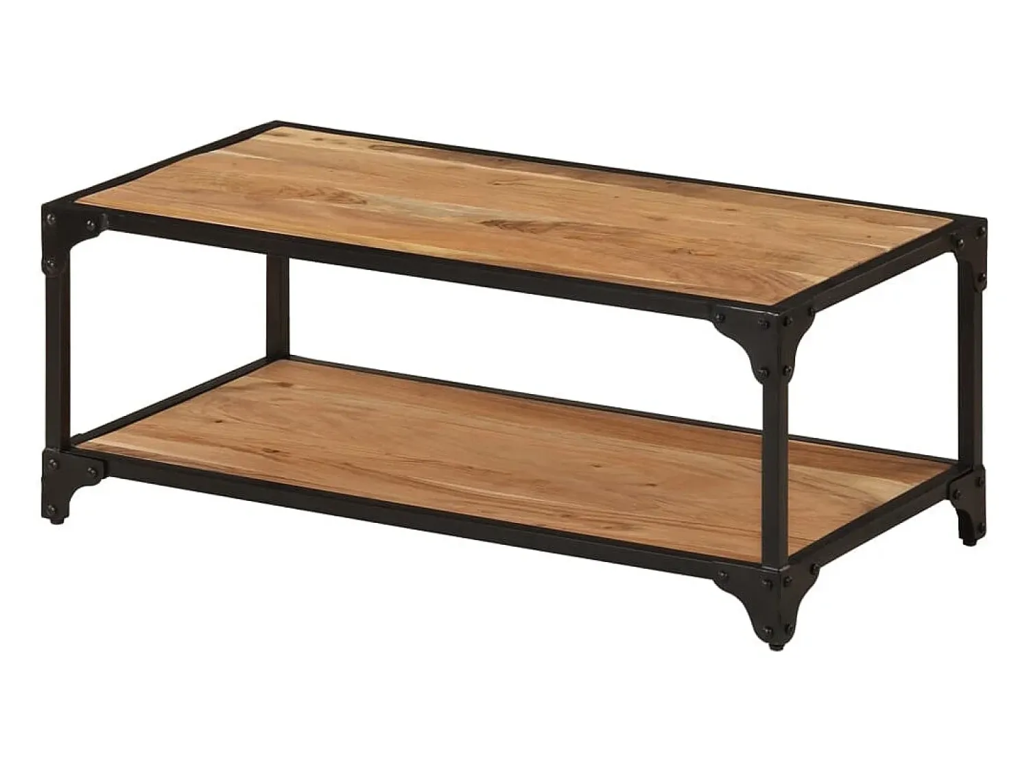 Discount vidaxl Mesa de centro 90x45x35 cm madeira de acácia maciça Natural claro