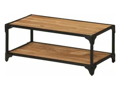 Discount vidaxl Mesa de centro 90x45x35 cm madeira de acácia maciça Natural claro