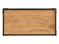 Discount vidaxl Mesa de centro 90x45x35 cm madeira de acácia maciça Natural claro
