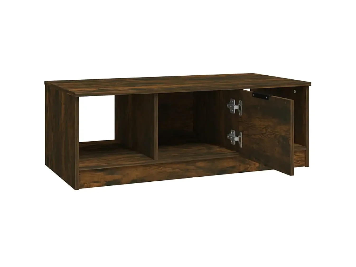 New Mesa de centro 102x50x36 cm madeira processada carvalho fumado PT975867 Castanho