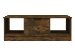 New Mesa de centro 102x50x36 cm madeira processada carvalho fumado PT975867 Castanho