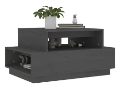 Mesa de centro 80x55x40,5 cm madeira de pinho maciça PT844864^ Mesa De Centro