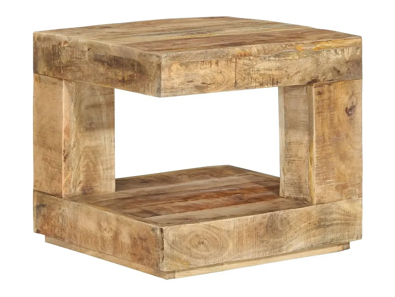 vidaxl Mesa de centro 45x45x40 cm madeira de mangueira maciça^ Mesa De Centro