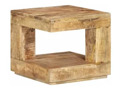 vidaxl Mesa de centro 45x45x40 cm madeira de mangueira maciça^ Mesa De Centro