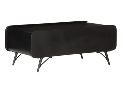 Mesa De Centro| Mesa de centro 100x50x40 cm madeira de mangueira maciça PT427557 Preto