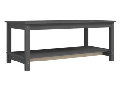 Mesa de centro 110x55x45 cm madeira de pinho maciça PT367442^ Mesa De Centro