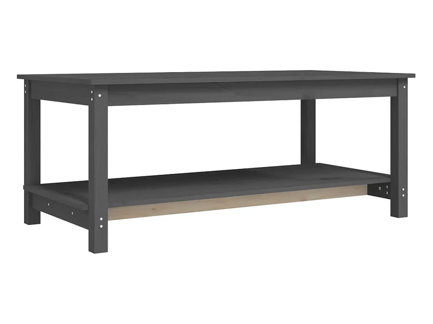 Mesa de centro 110x55x45 cm madeira de pinho maciça PT367442^ Mesa De Centro