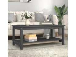 Mesa de centro 110x55x45 cm madeira de pinho maciça PT367442^ Mesa De Centro