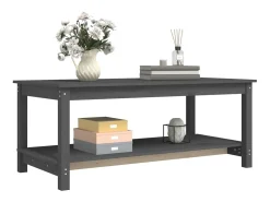 Mesa de centro 110x55x45 cm madeira de pinho maciça PT367442^ Mesa De Centro