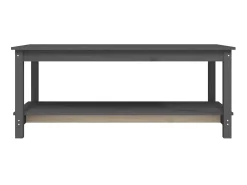 Mesa de centro 110x55x45 cm madeira de pinho maciça PT367442^ Mesa De Centro