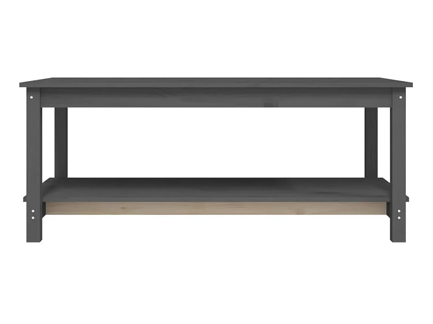 Mesa de centro 110x55x45 cm madeira de pinho maciça PT367442^ Mesa De Centro
