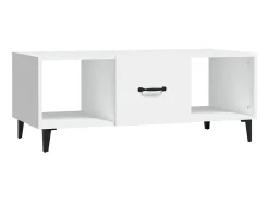 Mesa De Centro* Mesa de centro 102x50x40 cm madeira processada PT802656 Branco