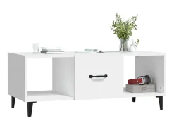Mesa De Centro* Mesa de centro 102x50x40 cm madeira processada PT802656 Branco