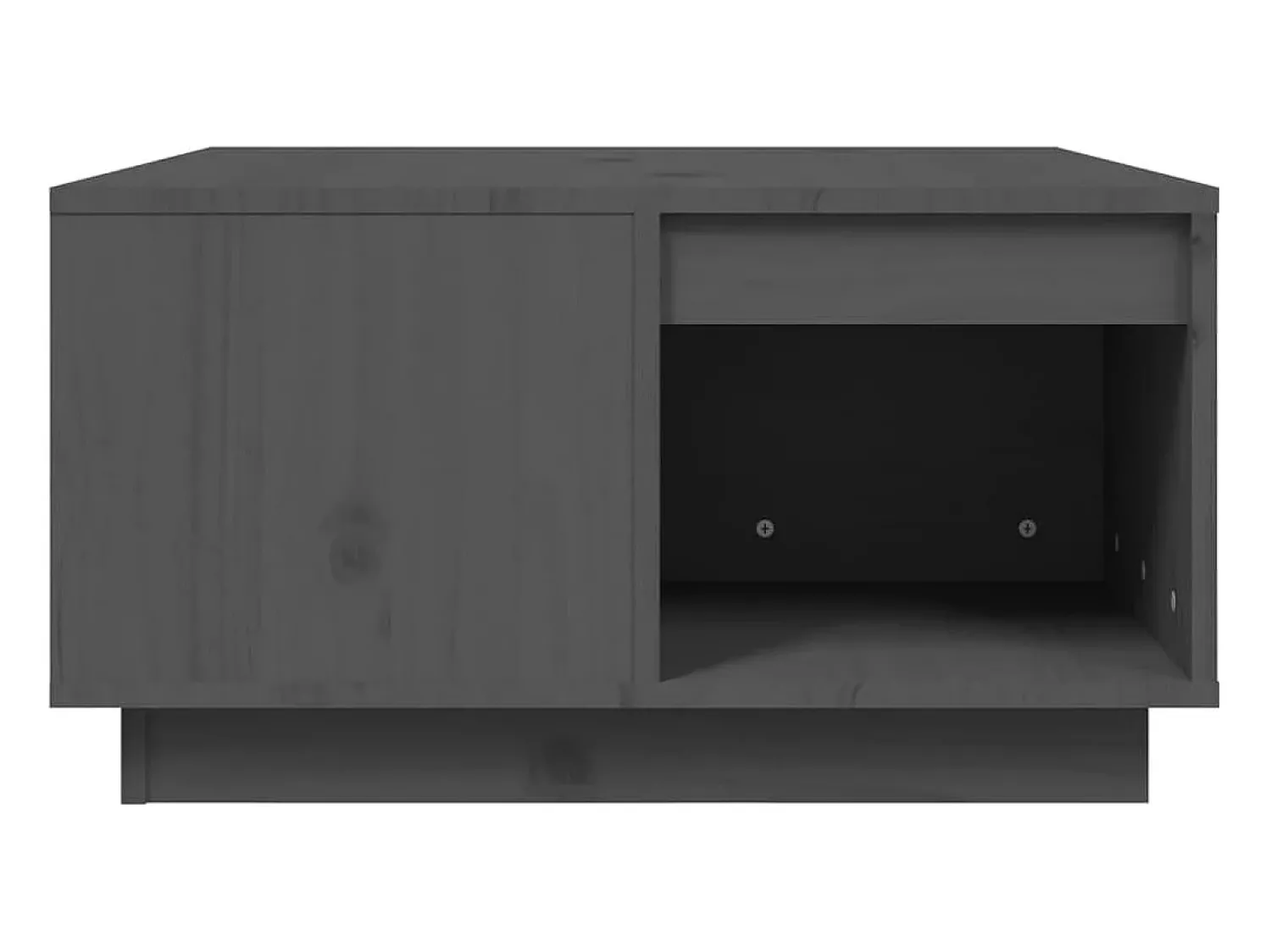 vidaxl Mesa de centro 60x61x32,5 cm madeira de pinho maciça^ Mesa De Centro